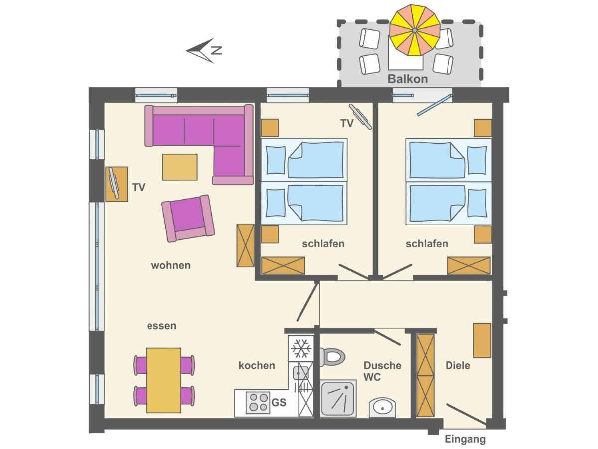 Residenz Am Strand Wohnung 2-29 Zingst Ngoại thất bức ảnh
